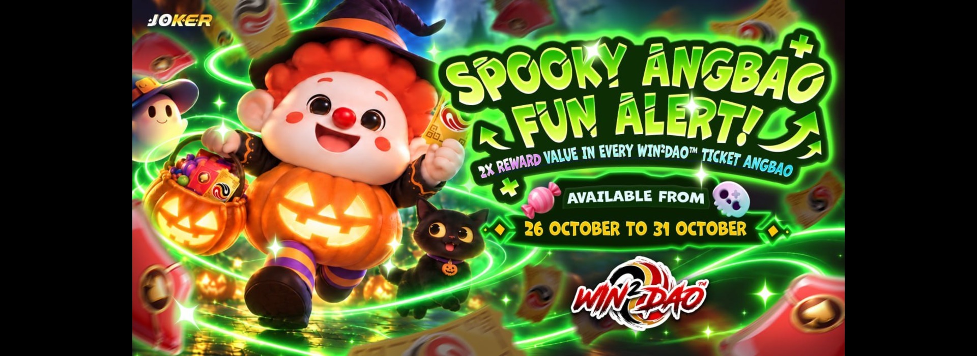 Joker - Win²Dao™ Halloween Angbao Ticket Special Boost